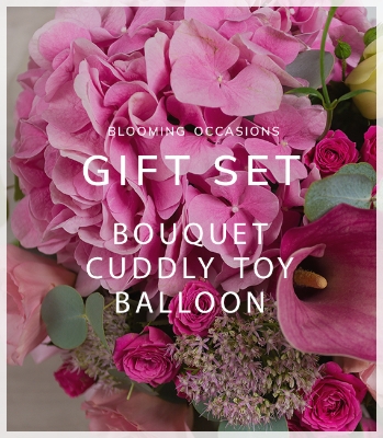 Bouquet Teddy and Balloon