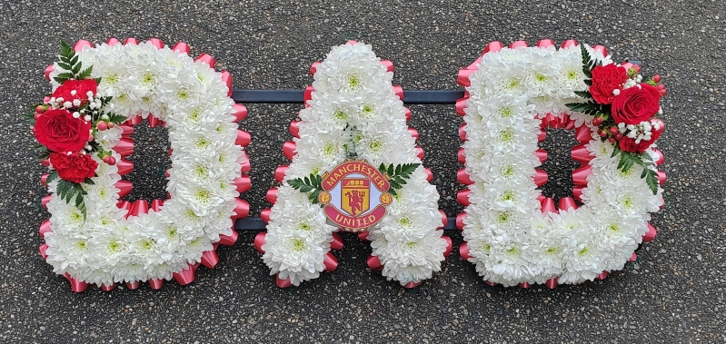 Football, Dad, daddy, name, west ham, hammers, irons, whufc, arsenal, gunners, chelsea, tottenham hotspur, spurs, funeral, flowers, tribute, romford, harold wood, havering, delivery