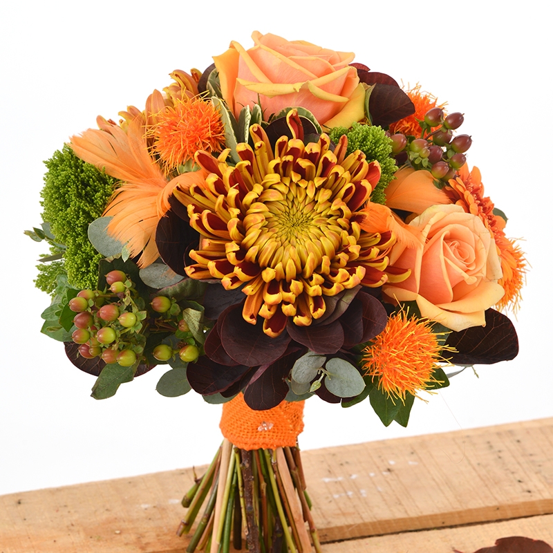 bouquet, handtie, flowers, autumn, aqua, water bubble,  gift, bunch, florist, birthday, anniversary, harold wood, romford, havering, delivery