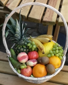fruit basket thank you get well soon 