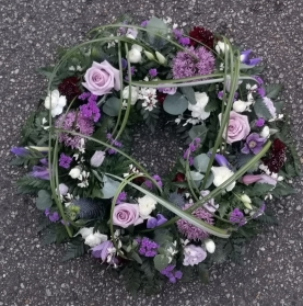 Shades of Purple Wreath