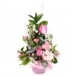 baby, girl, child, pink, arrangement, flowers, gift, florist harold wood romford, havering , delivery