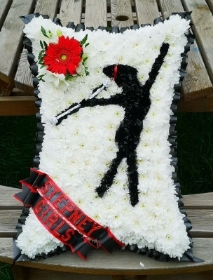 majorette, baton, twirling, twirler, military march, band, funeral, flowers, tribute, oasis, bespoke, florist, harold wood, romford, havering, delivery